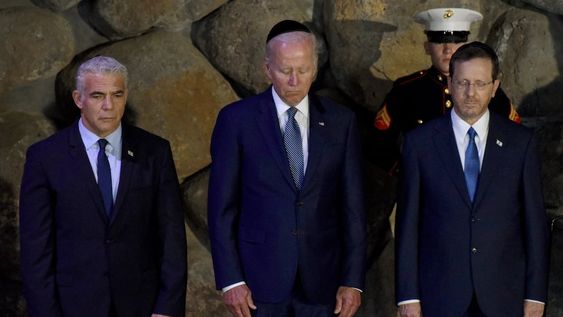 Joe Biden, presidente de Estados Unidos, en Israel.