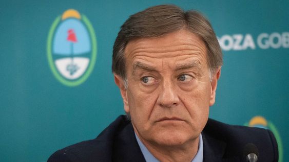 El gobernador de Mendoza Rodolfo Suárez anunció que se construirá El Baqueano con los fondos de Portezuelo del VientoFoto: Ignacio Blanco / Los Andes