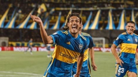 Cavani vuelve a la titularidad en Boca. / Gentileza.