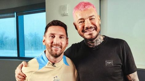 Tinelli entrevistó a Messi desde Miami