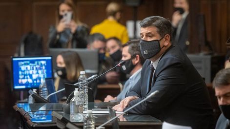 Los Andes | El Senado, que preside Mario Abed, votará mañana la prórroga de la emergencia que venció el sábado pasado. Foto: Ignacio Blanco / Los Andes.