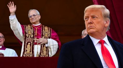 Donald Trump saludó al nuevo papa León XIV.