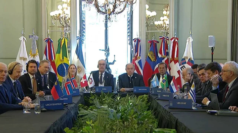 El Mercado Común del Sur (MERCOSUR) y la Asociación Europea de Libre Comercio (EFTA, por sus siglas en inglés) confirmaron la firma de un Tratado de Libre Comercio