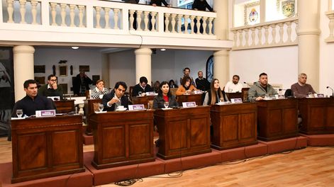 Concejo Deliberante de Guaymallén en sesión. 