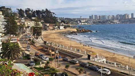 Playa Amarilla en Concón (Chile)
