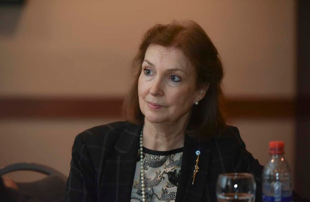 Canciller Diana Mondino en el Hotel Quorum (Facundo Luque / La Voz)