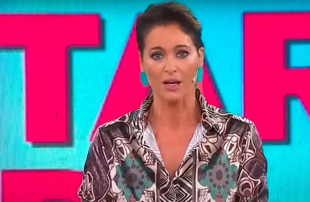 Mal momento de Karina Mazzocco, Foto: Captura de pantalla