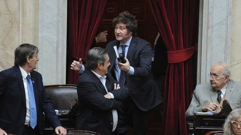 Los Andes | El diputado y candidato presidencial Javier Milei será clave para el éxito o el fracaso de la sesión por la ley de alquileres (Foto: Federico López Claro)