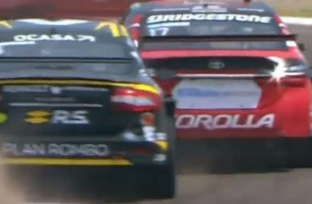 La polémica maniobra entre Pernía y Rossi