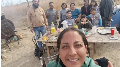 La familia desalojada de tierras de Abel Pintos hace un mes compartió las felices fotos en su nueva casa. Foto: Instagram