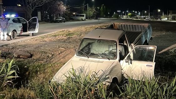 Choque de un conductor ebrio en Las Heras