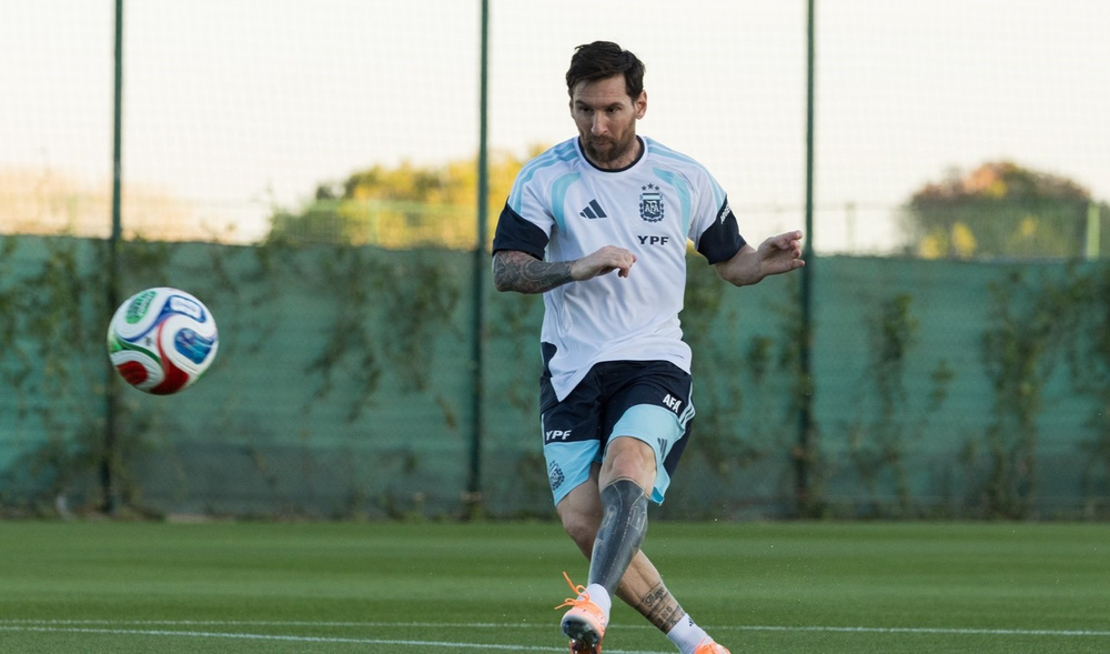 Lionel Messi ya está con la Selección Argentina en Alicante.&nbsp;
