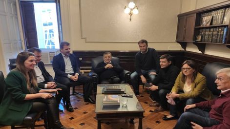 Los Andes | La mesa del interbloque Juntos por el Cambio exigió volver a la presencialidad plena (Foto Prensa UCR)