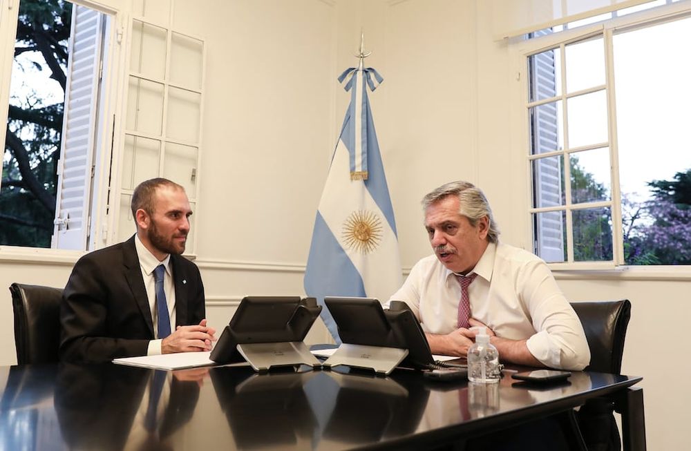 El ministro de Economía Martín Guzmán junto al presidente de la Nación Alberto Fernández sostuvieron que no habrá nueva oferta a los bonistas.