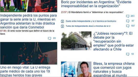 Medios chilenos