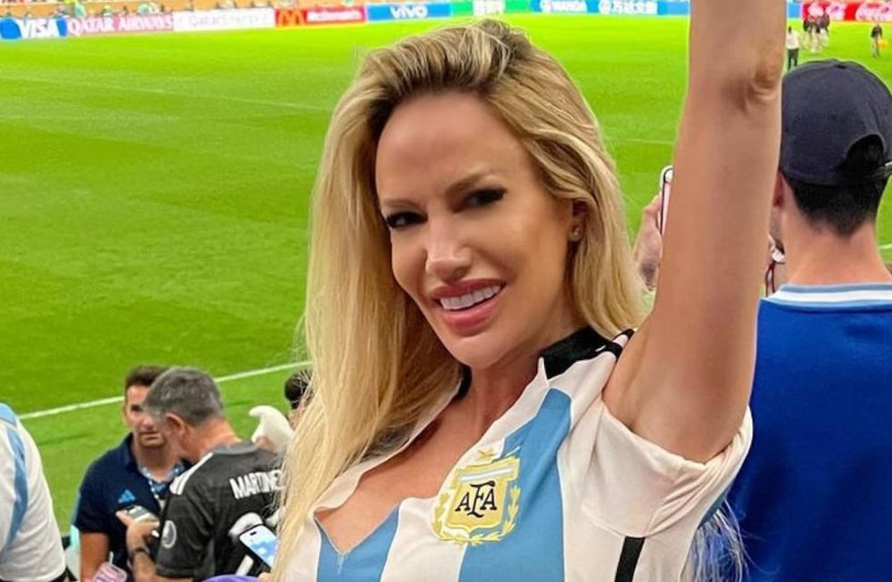 La celebración de Luli Salazar en Qatar
