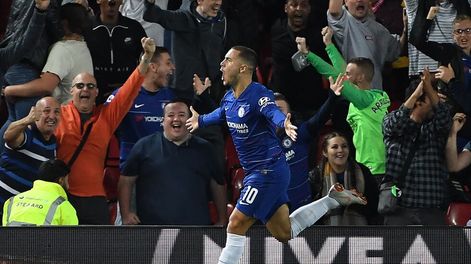 Golazo de Hazard para que el Chelsea elimine al Liverpool de la Carabao Cup