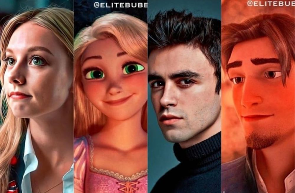 “Elite”: así se verían los actores si fueran princesas y príncipes de Disney