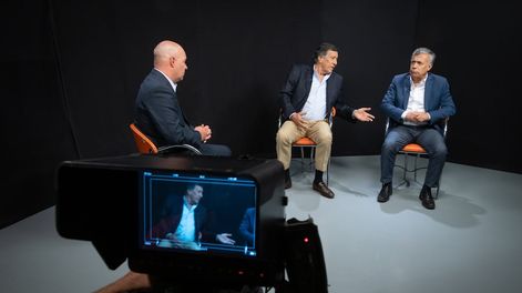 Los Andes | El Ciclo Pilares realizó su 4° Encuentro dedicado a la Calidad Institucional y participaron de la edición los exgobernadores Arturo Lafalla y Alfredo Cornejo. Foto: Ignacio Blanco / Los Andes