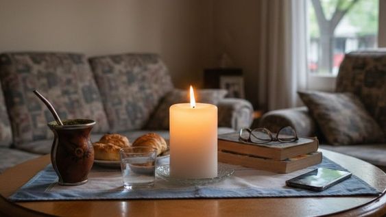 La vela blanca también actúa como un punto de reinicio energético.