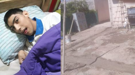 Los Andes | La habitación adaptada de Franco Otobello está cada vez más cerca y el joven se ilusiona.