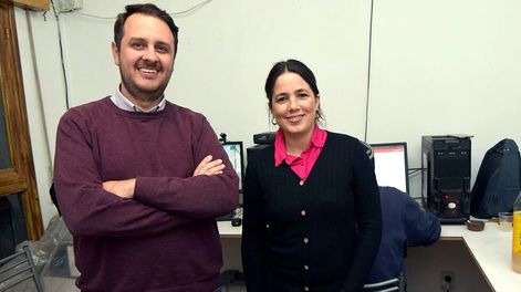 Los Andes | Los Ganadores. Lautaro Jiménez y Noelia Barbeito, Frente de Izquierda Unidad, se impusieron en la interna del FIT y competirán por la gobernación en septiembre. / Foto: Orlando Pelichotti