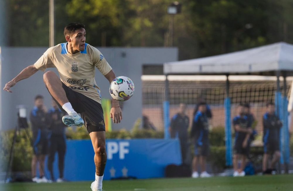 Molina se lesionó, y no jugará ante Perú. /Foto: AFA