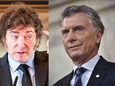 El ex presidente Mauricio Macri y el presidente Javier Milei.