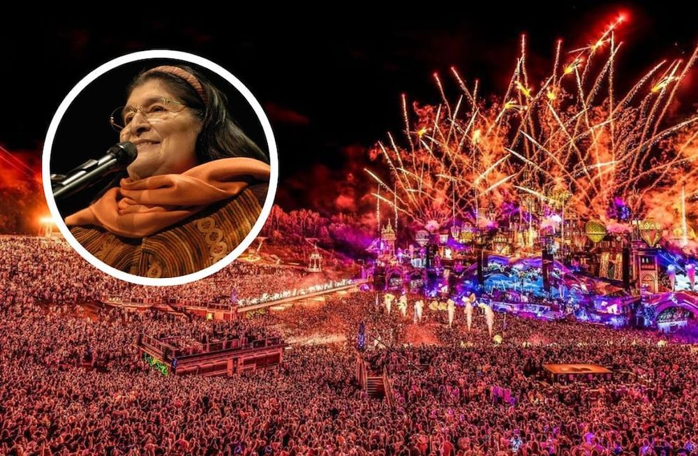 Una DJ puso a Mercedes Sosa en el festival de electrónica más importante del mundo y la reacción del público sorprendió. Foto: Tomorrowland.