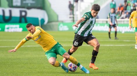 El Halcón volvió a sumar de a tres ganándole 2-1 al Taladron en el Florencio Sola. (Prensa Liga Profesional)