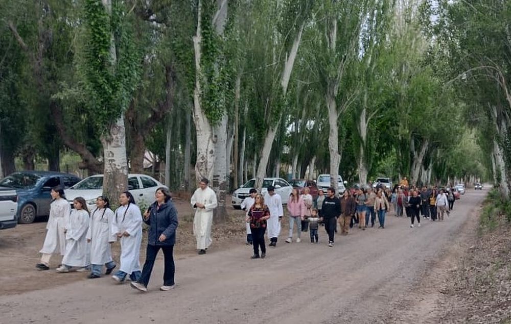 Las ochenta familias de El Ramblón hicieron una procesión y celebraron su primera fiesta patronal, con el Cura Brochero como patrono.&nbsp;