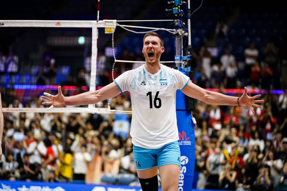 Pablo Kukartsev, maçta 30 gol sevinci yaparak rekor kırdı ve bu sayı, 2018'de VNL'nin kurulmasından bu yana bir Arjantinli oyuncunun attığı en yüksek gol sayısı oldu.