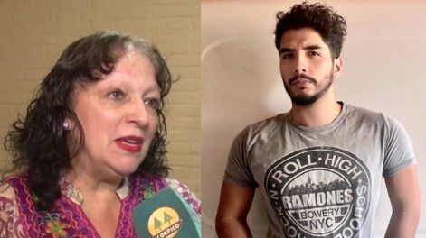 Águeda Franco (La Pampa) y Gabriel Hoyos Izurieta (Santiago del Estero), dos de los poetas invitados.