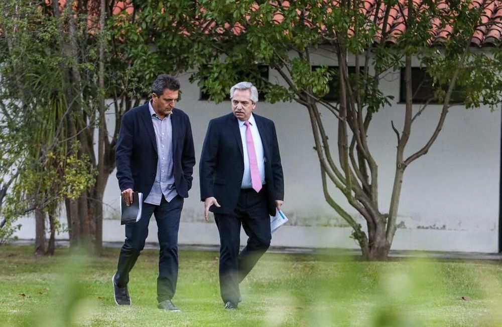 Sergio Massa y Alberto Fernandez.