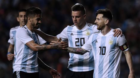 Show de Messi en la goleada argentina frente a Haití