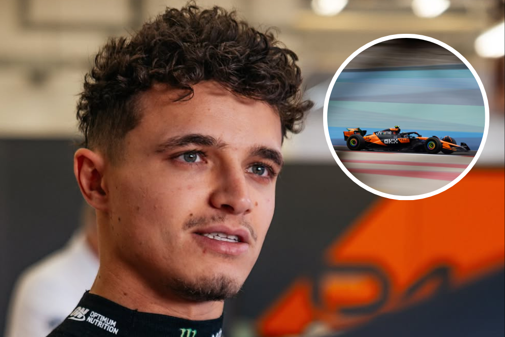 Lando Norris realizó el mejor tiempo en los primeros test de Bahréin
