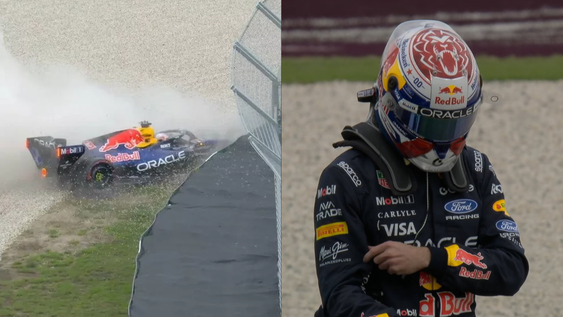 Max Verstappen al muro en Australia: el accidente que paralizó la primera clasificación de la F1 2026.