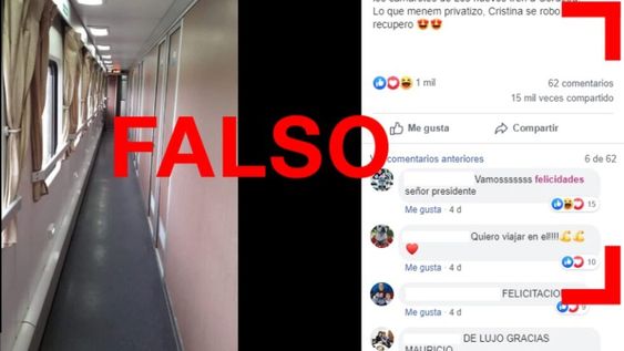 Es falso que el tren Buenos Aires-Córdoba fue puesto en marcha en la Presidencia de Macri Es falso que el tren Buenos Aires-Córdoba fue puesto en marcha en la Presidencia de Macri