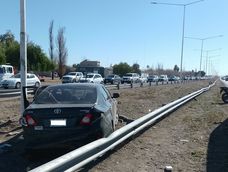 Choque en el Acceso Sur