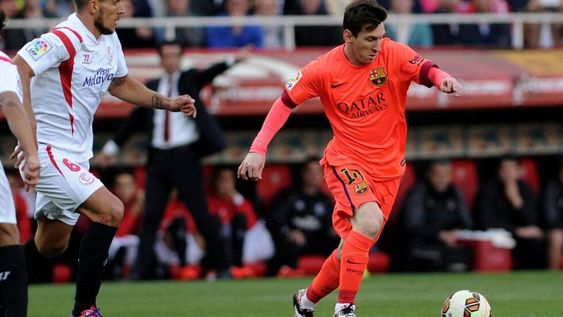 Con gol de Messi, el Barça igualó ante el Sevilla