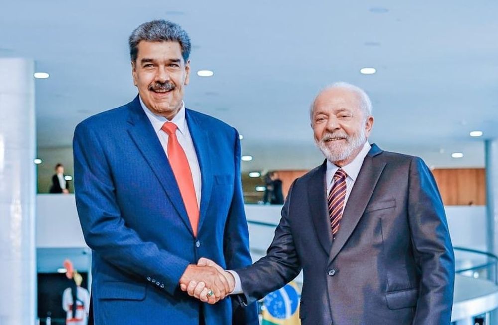 Nicolás Maduro y Lula da Silva cuando aún no habían roto relaciones políticas.