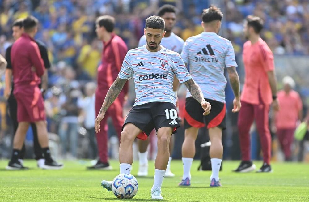 Manu Lanzini vuelve a ser titular en River en La Bombonera. Marcó un gol clave en el 2014 cuando River gritó campeón después del descenso. / Gentileza.