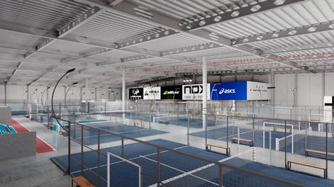 El nuevo complejo mendocino reúne 11 canchas panorámicas en más de 4.300 m² techados.