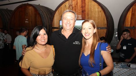 Fernanda Nievas, Sharbel Morcos y Rocío Bisole.