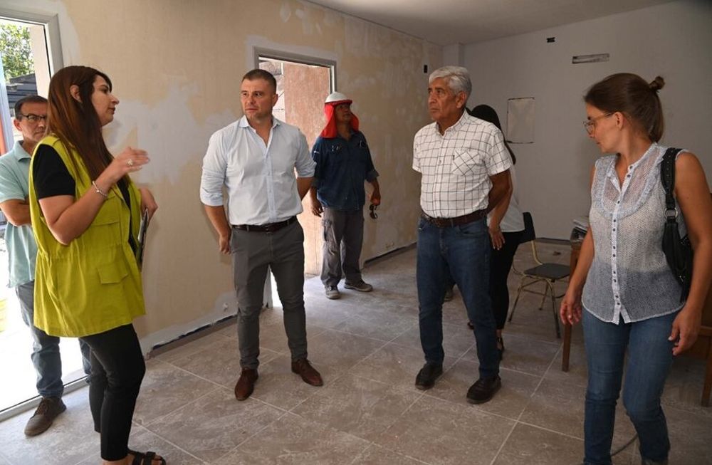 Avanza la obra del Espacio de contención social de Godoy Cruz