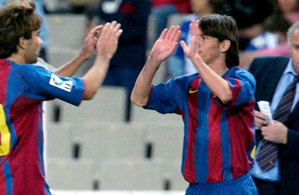 El extécnico neerlandés Frank Rijkaard lo mandó a la cancha en un partido oficial contra Espanyol en el RCDE Stadium el 16 de octubre de 2004, con 17 años y 14 días. / Gentileza.