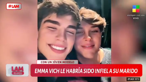 El video que compromete a Emma Vich.