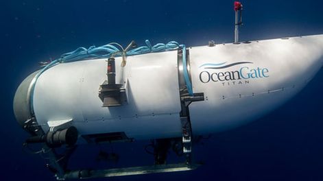 El submarino que implosionó en una expedición al Titanic. Foto: Oceangate.com