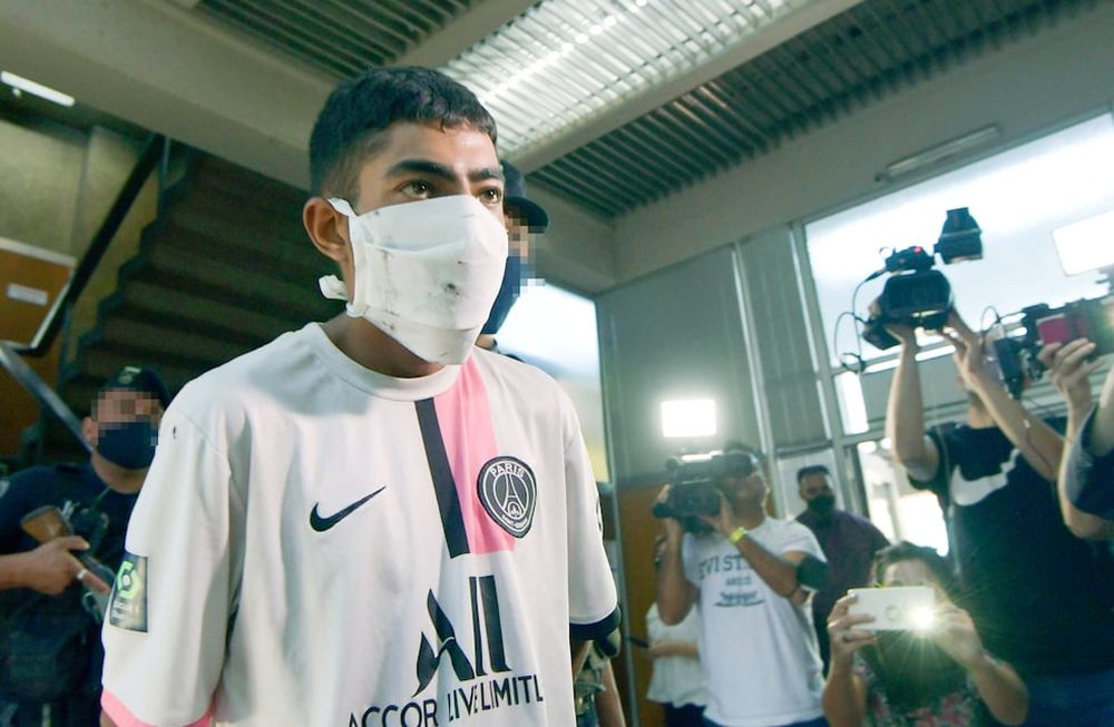 Hector Fabian Maravilla Suarez (20), supuesto autor del homicidio de Emiliano Miguel Fernández, seguirá detenido hasta que llegue a juicio.Foto: Orlando Pelichotti/ Los Andes