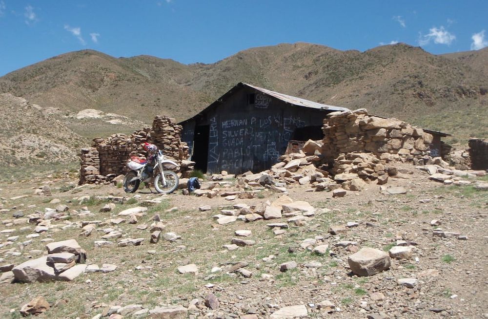 American cable precordillera mendocina, hasta hace unos años, el puesto se mantenía en buen estado.